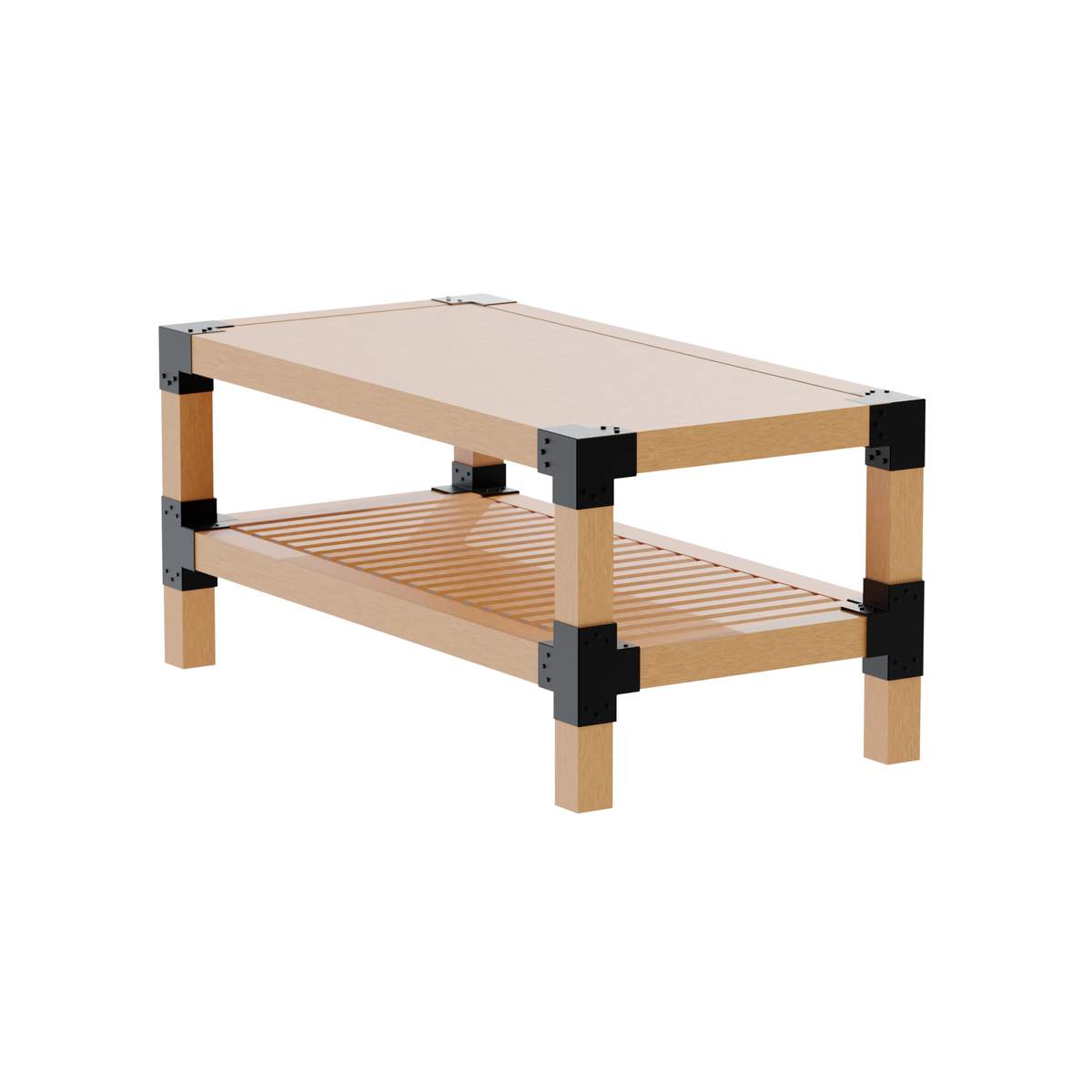 DIY two-tier table frame kit - detail view 5
