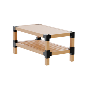DIY two-tier table frame kit - detail view 5