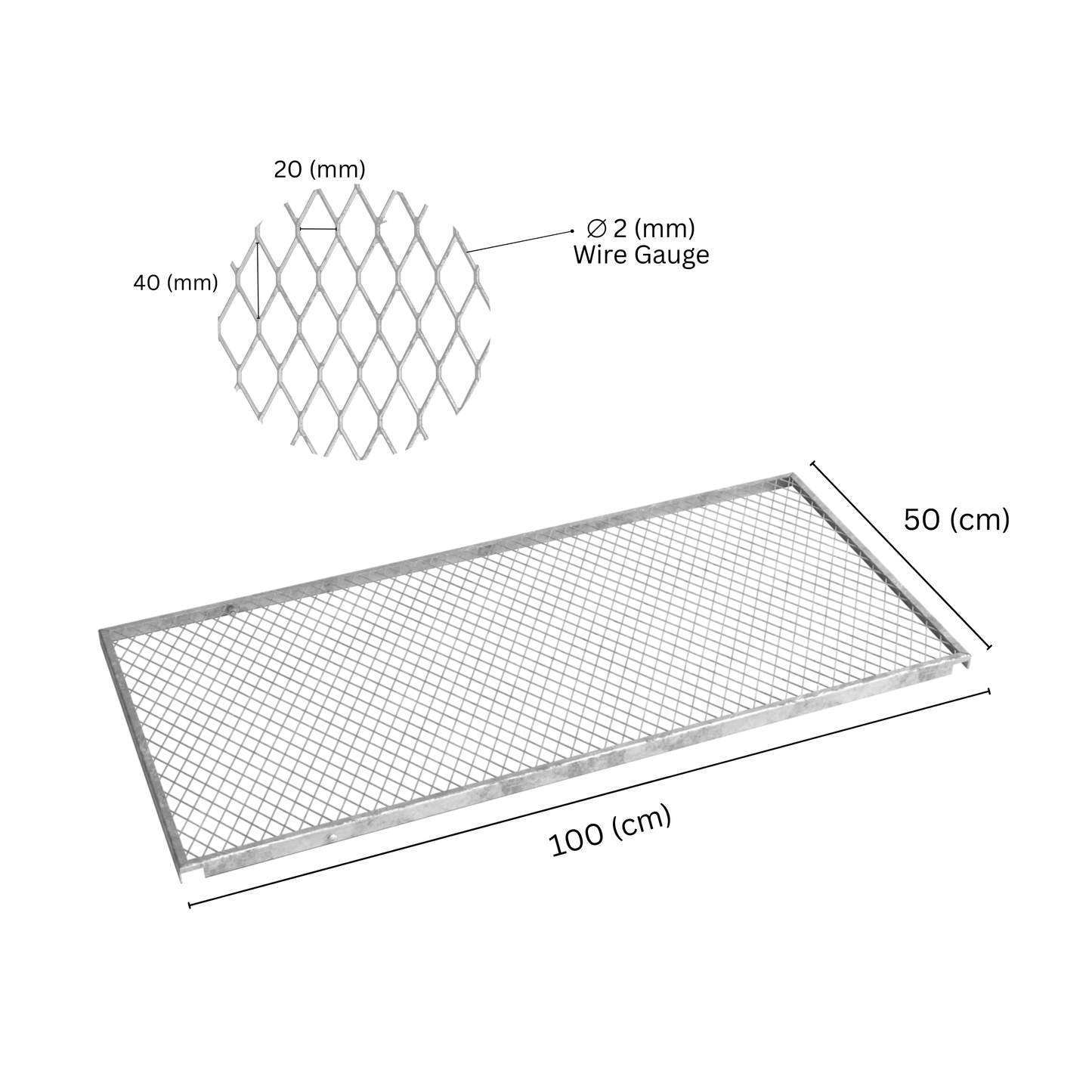 Square mesh composter