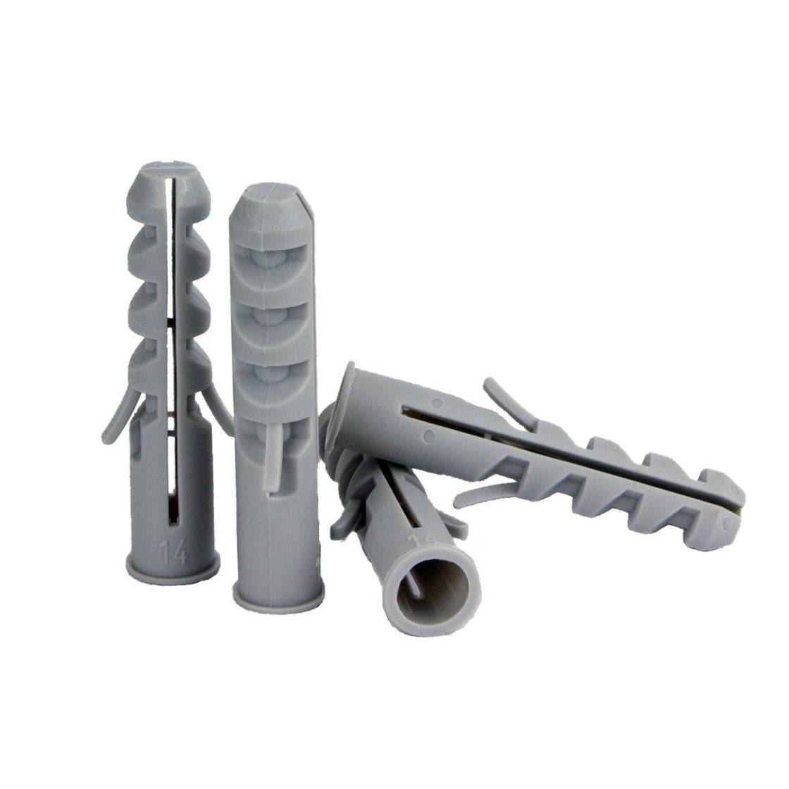Nylon wall plug anchors