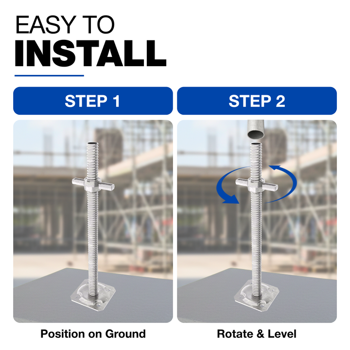 Adjustable Scaffold Base Screw Jack