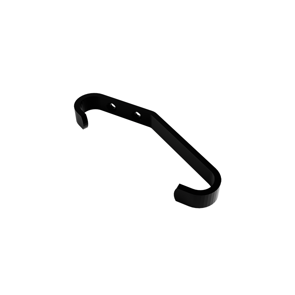 Double wall hook black