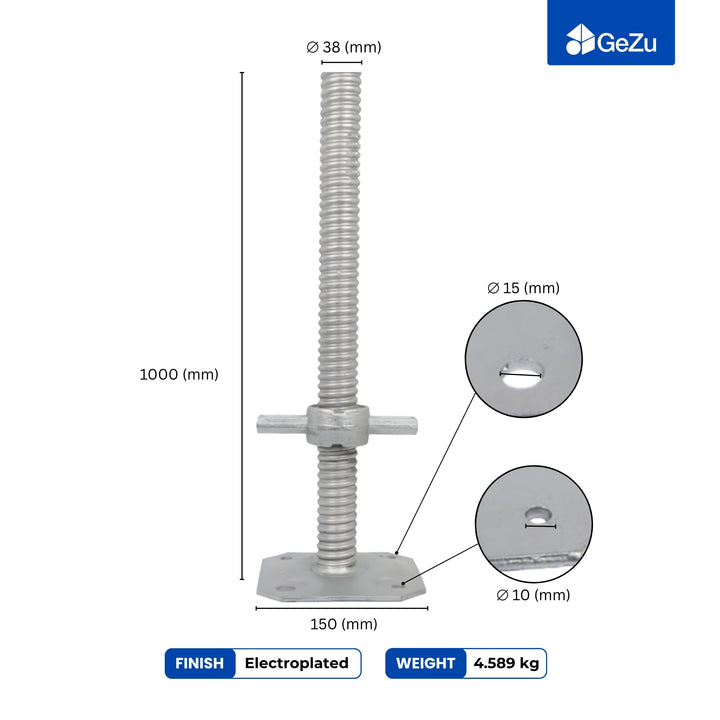 Adjustable Scaffold Base Screw Jack