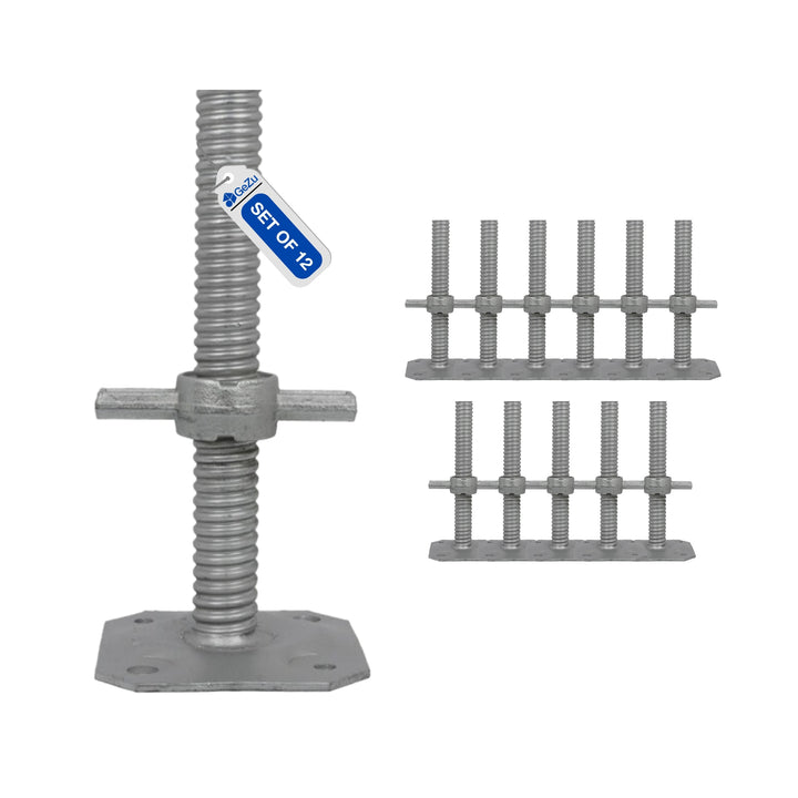 Adjustable Scaffold Base Screw Jack Bundle