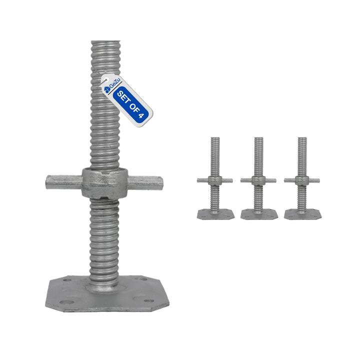 Adjustable Scaffold Base Screw Jack Bundle