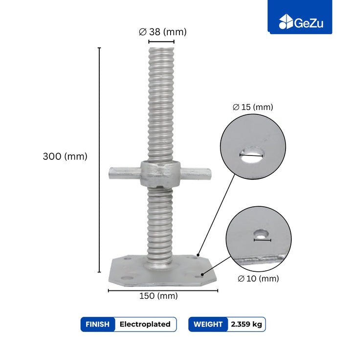 Adjustable Scaffold Base Screw Jack