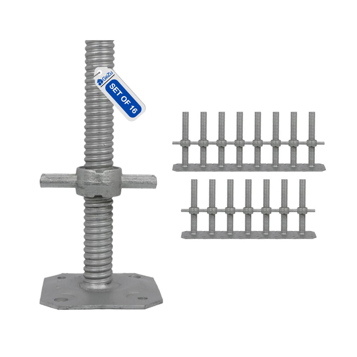 Adjustable Scaffold Base Screw Jack Bundle