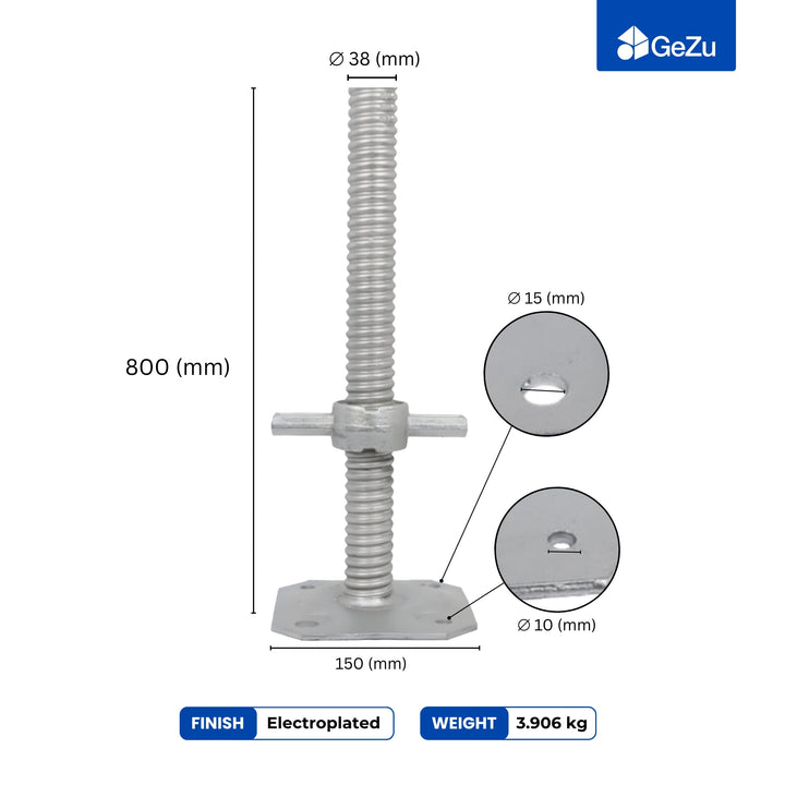 Adjustable Scaffold Base Screw Jack