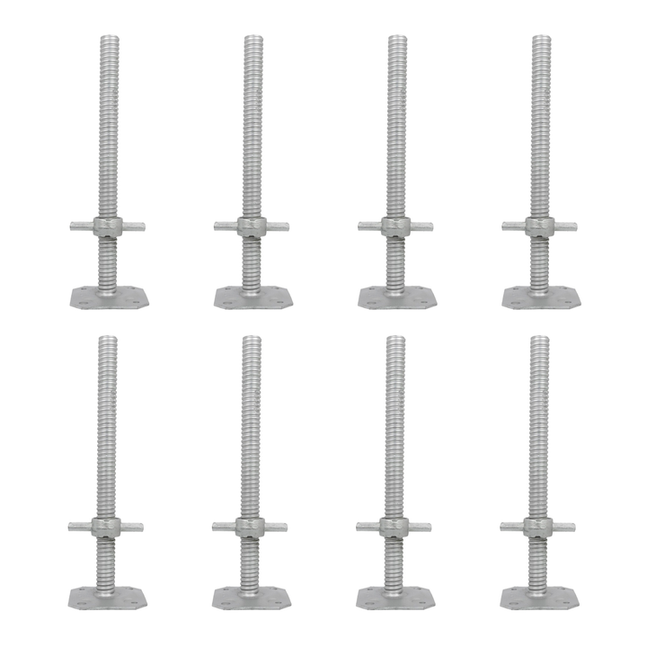 Adjustable Scaffolding Screw Jack 500x33.7 - Set of 8