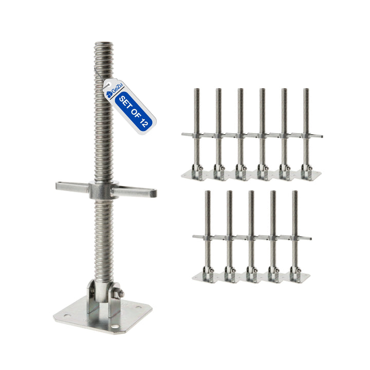 Adjustable Scaffold Swivel Base Screw Jack Bundle