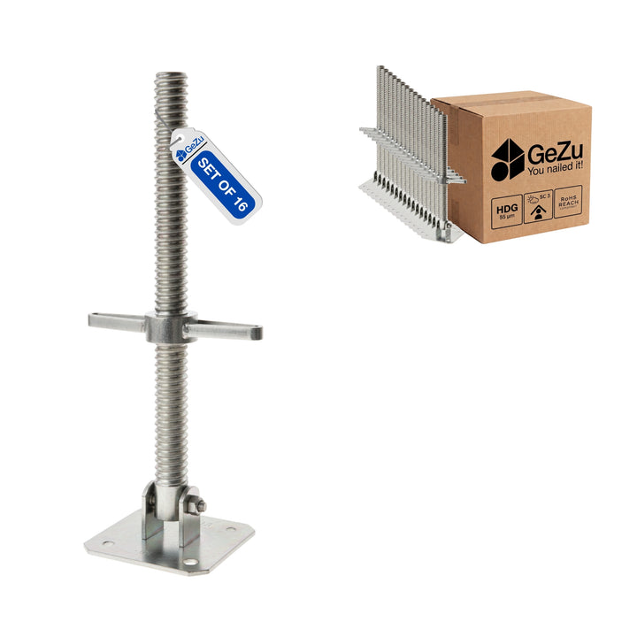 Swivel screw jack - 38 x 800 mm - Gezu Impex