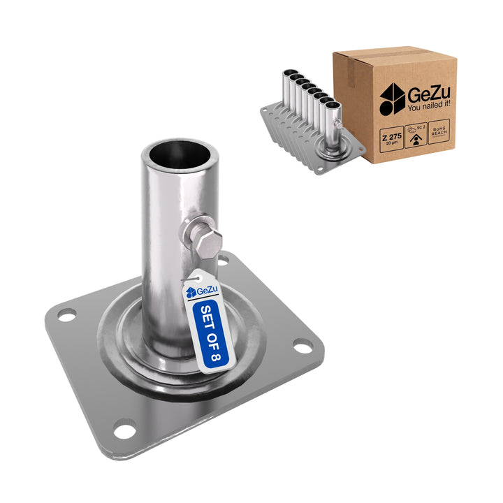 Scaffolding base plate - 8-pack - Gezu Impex