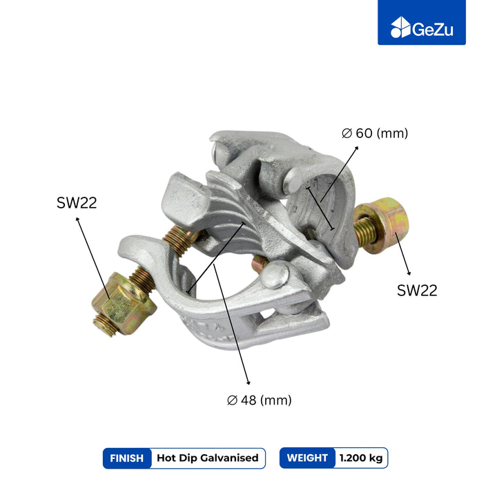 Scaffold Right Angle Coupler | Double Coupler