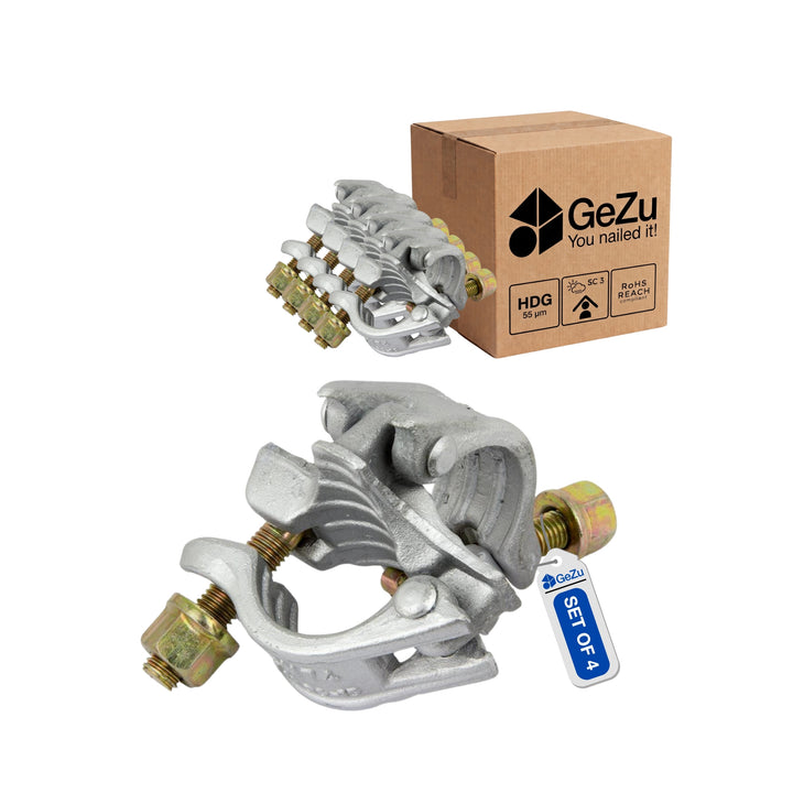 Right angle coupler - 48 x 60 mm - Gezu Impex