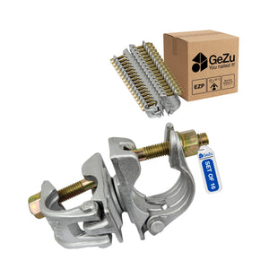 Scaffold swivel coupler - 48 x 48 mm Lightweight - Gezu Impex