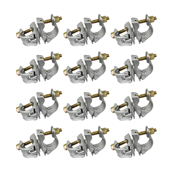 Drejekoblinger til stillads 48x48 mm – pakke med 12