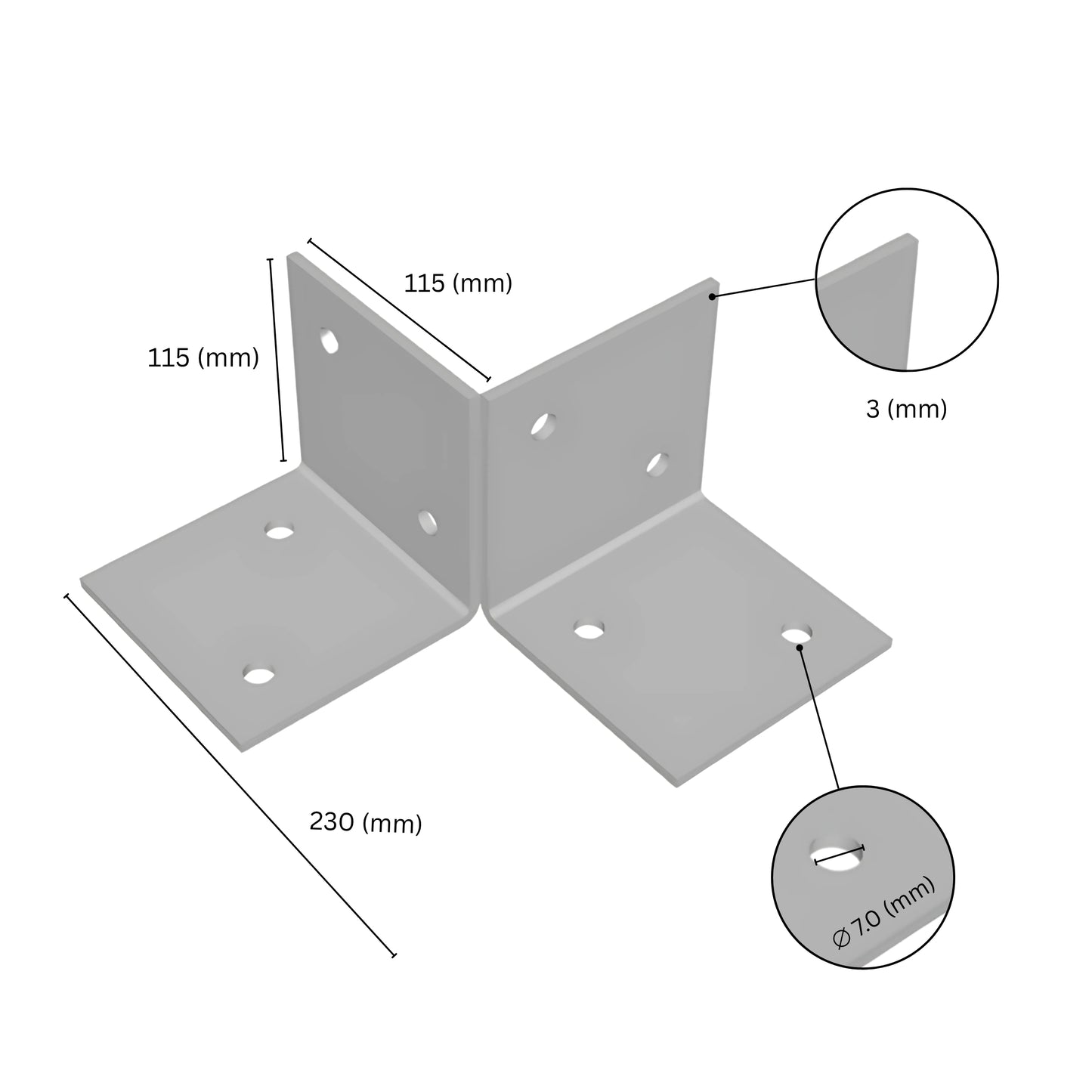 Pergola Floor Bracket