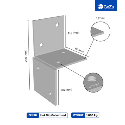 Wall Pergola Bracket | Post Connectors