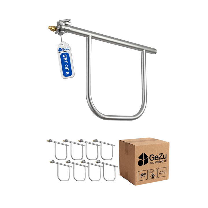 Scaffolding double-end guardrail - 8-pack - Gezu Impex