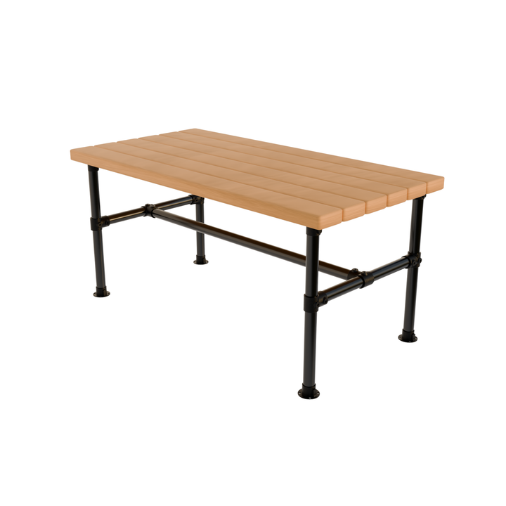 Table Frame Kit – Ø27 mm, Black Powder Coated Steel