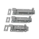 Cranked sliding bolt