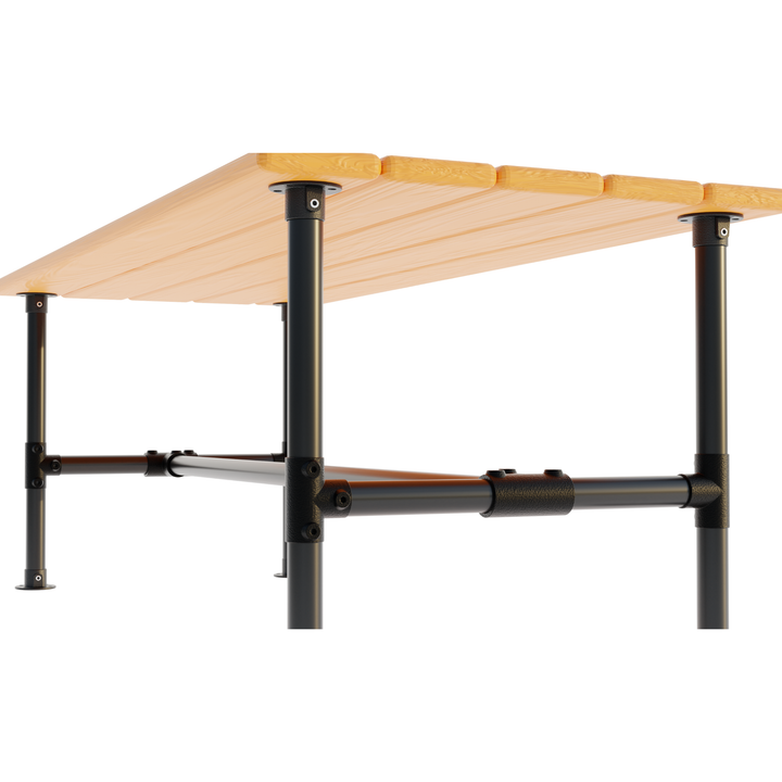Table Frame Kit – 42 mm, Black with Long Tee Clamp
