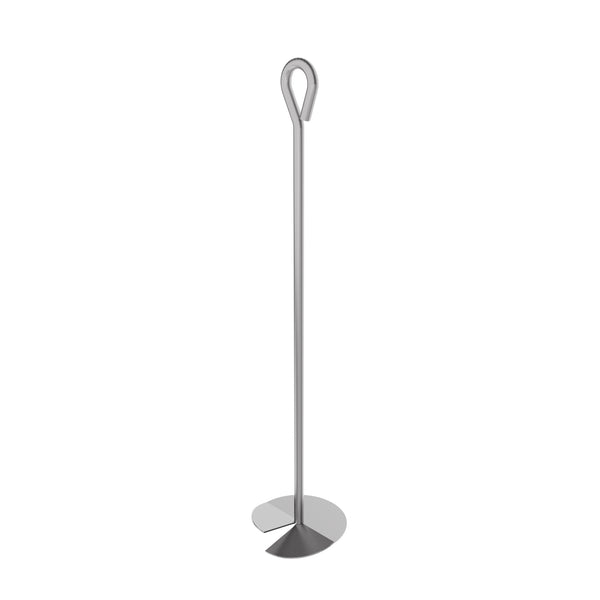Ground anchor with a helical plate