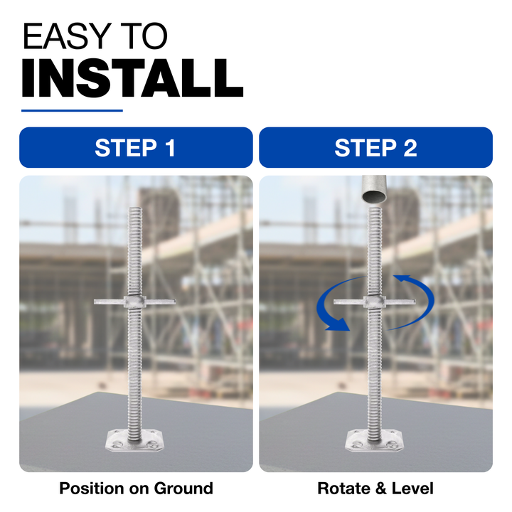 Adjustable Scaffold Base Screw Jack