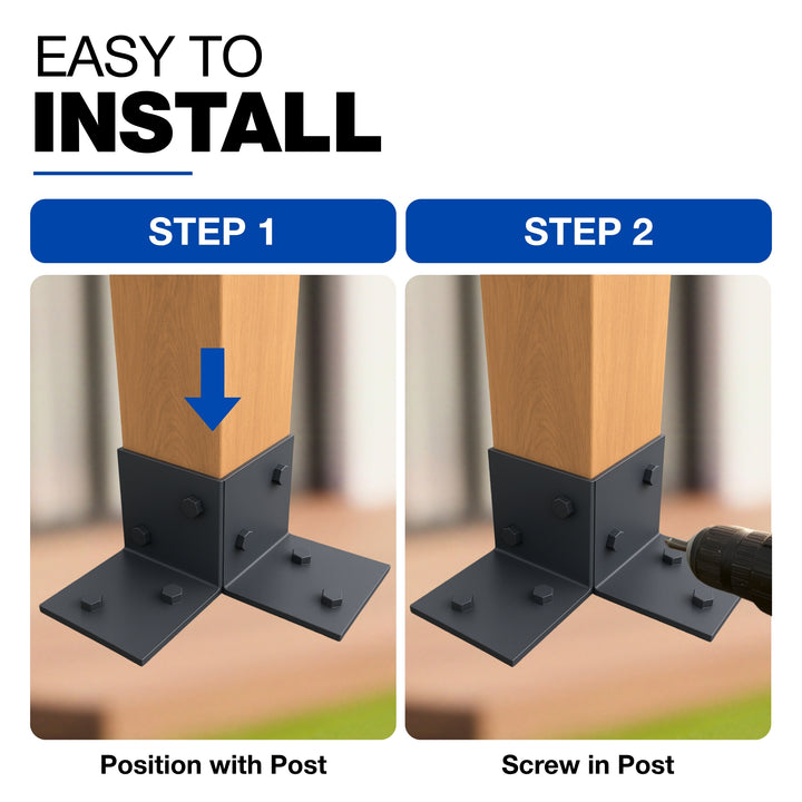 Floor Pergola Bracket | Post Connectors