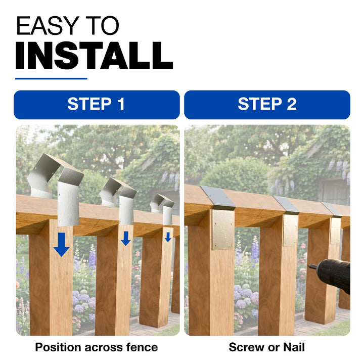 Birds Mouth Post Strap 5-Bend | Knee Rail Fencing