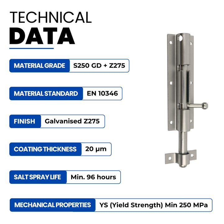 Slide bolt latch