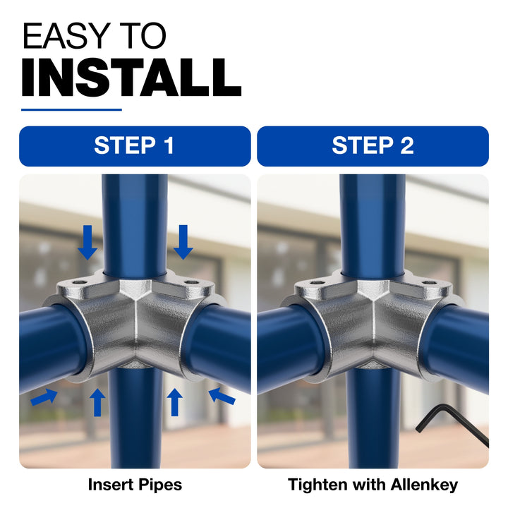3 Way Mid Rail Corner Clamp