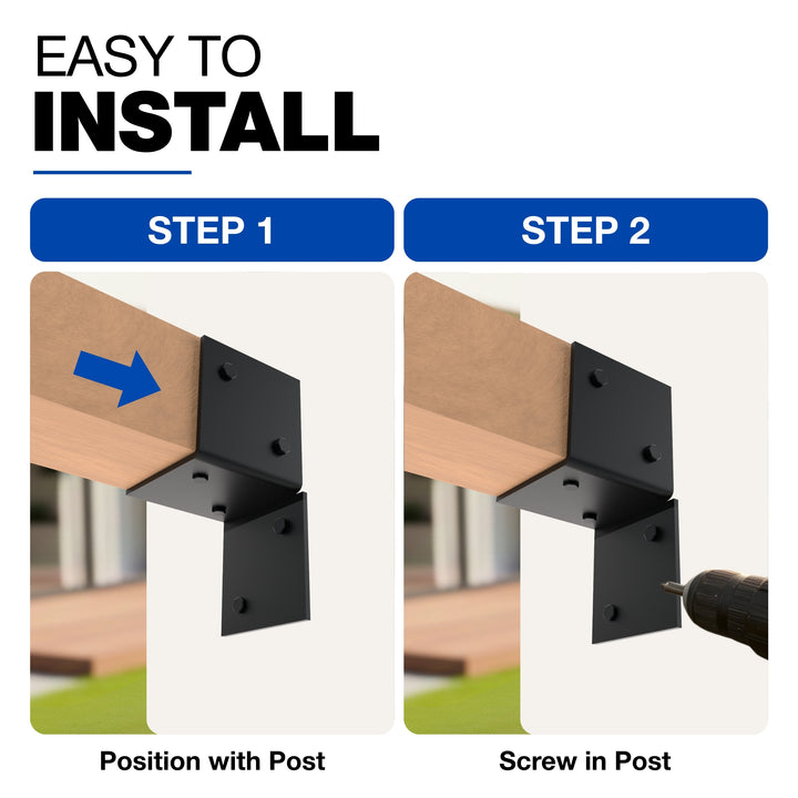 Wall Pergola Bracket | Post Connectors