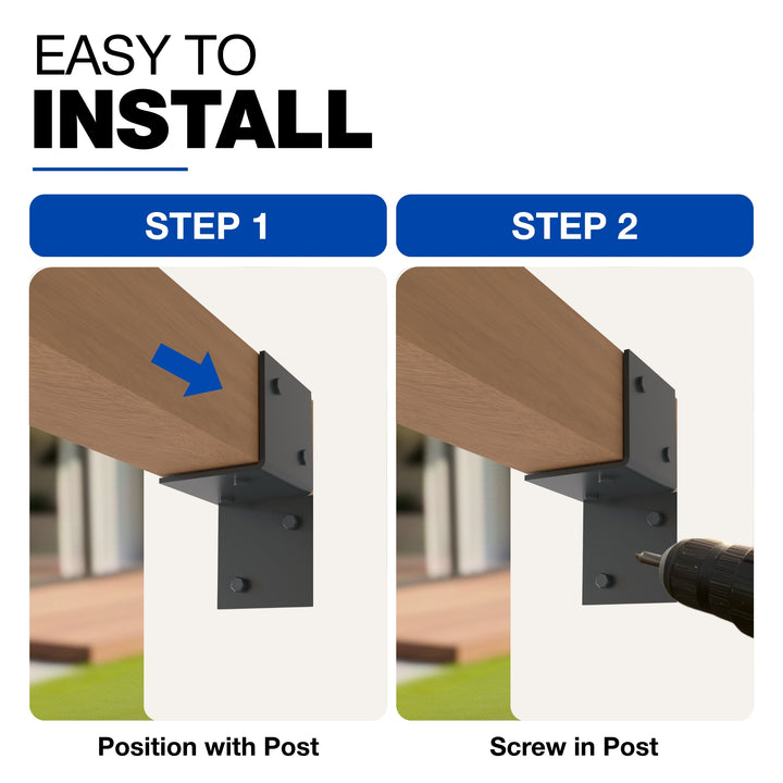 Wall Pergola Bracket | Post Connectors