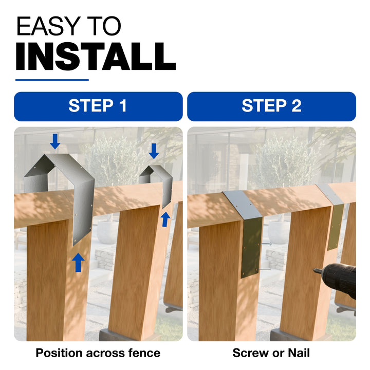 Birds Mouth Post Strap 3-Bend | Knee Rail Fencing