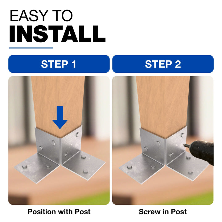 Floor Pergola Bracket | Post Connectors