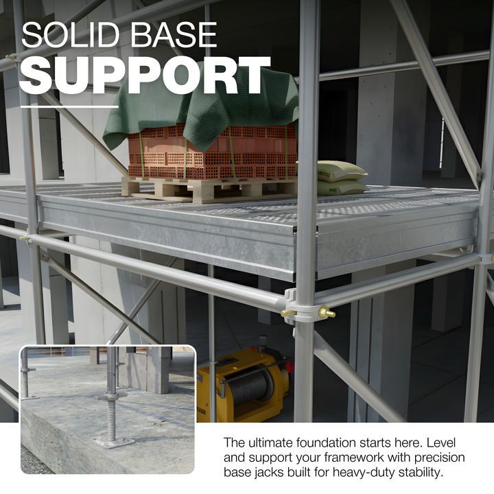 Adjustable Scaffold Base Screw Jack