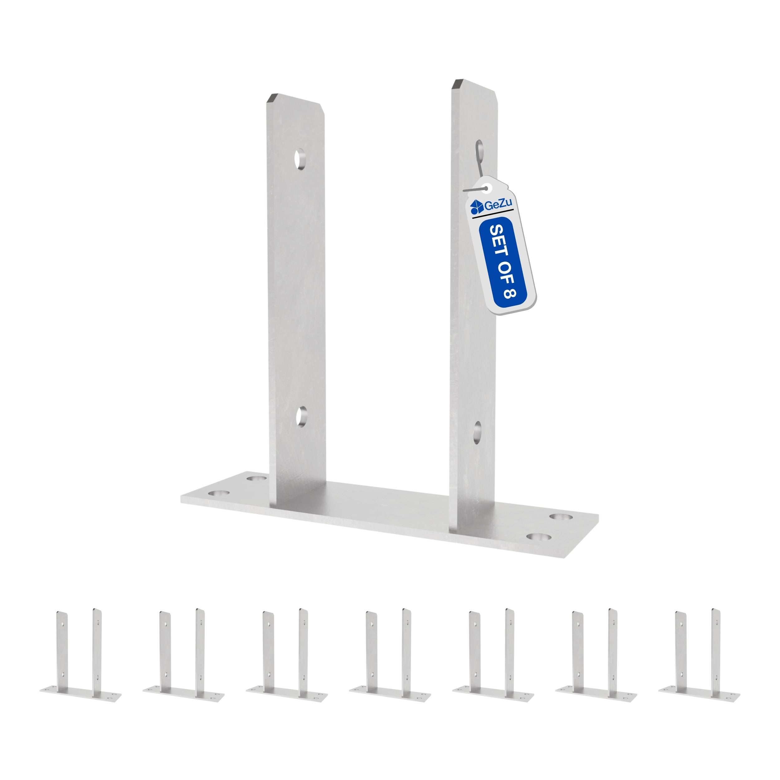 U Shaped Fence Post Bracket | Post Support Bundle