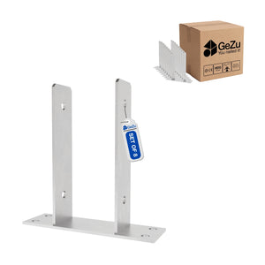 Bolt down u post support bracket - 101 x 200 x 50 x 60 x 4 mm - Gezu Impex