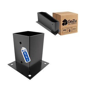 Square bolt down post support - 71 x 71 x 150 mm - Gezu Impex