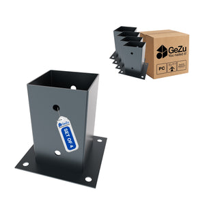 Square bolt down post support - 71 x 71 x 150 mm - Gezu Impex