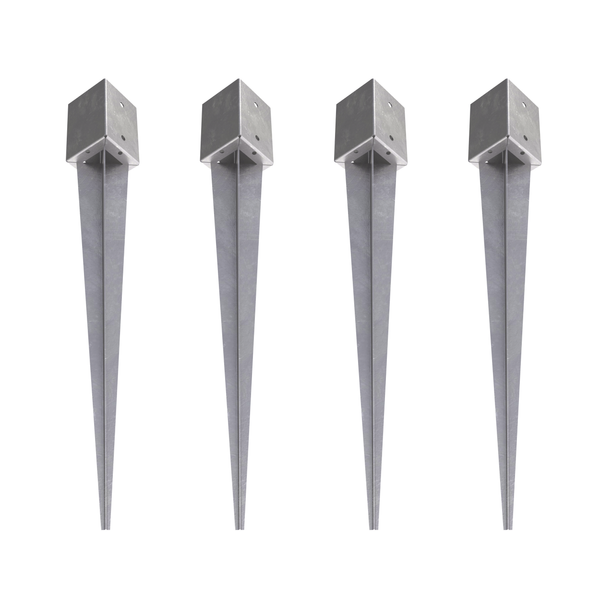Nedrammede jordspyd 71 x 71 mm – pakke med 4