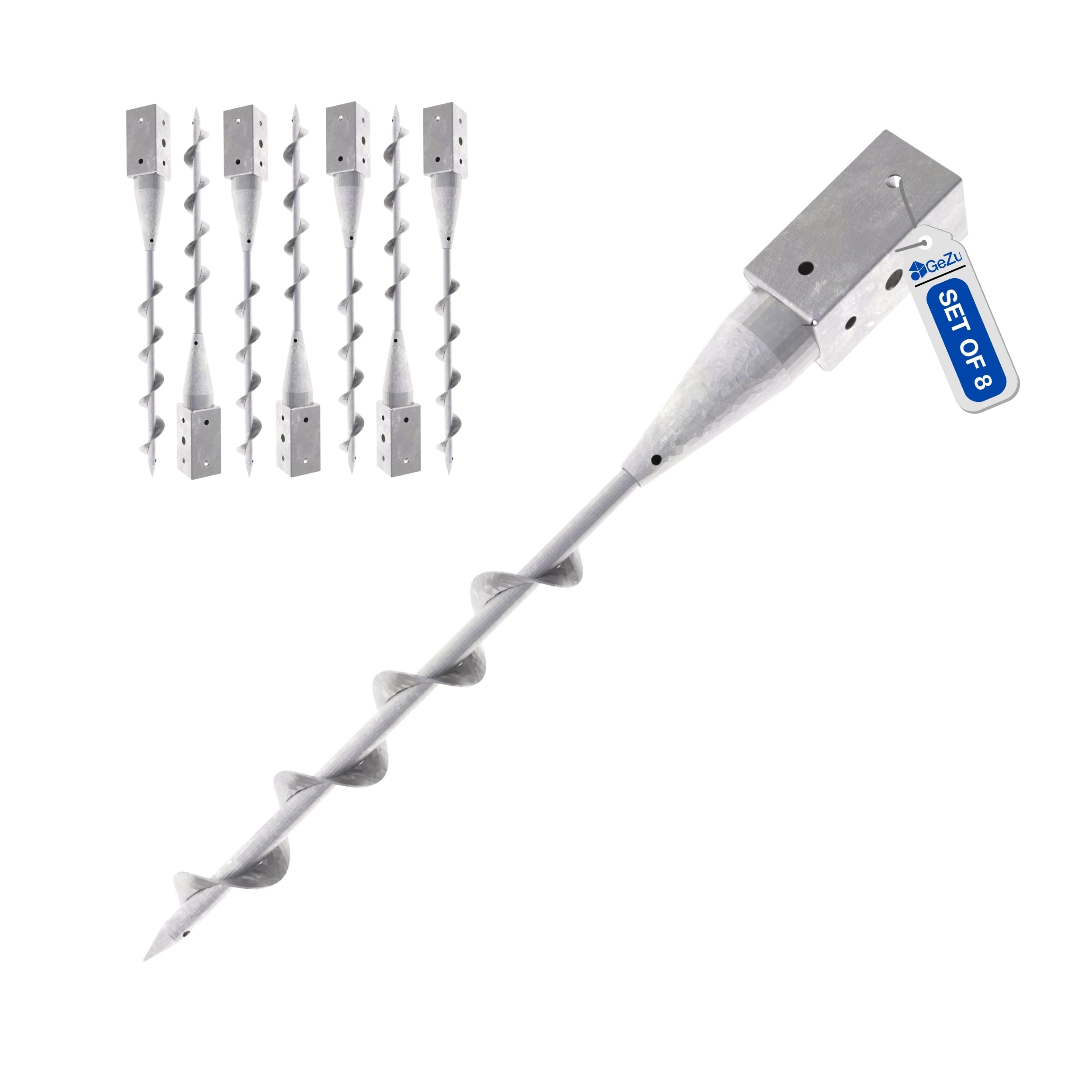 Ground Screw Post Anchor Bundle