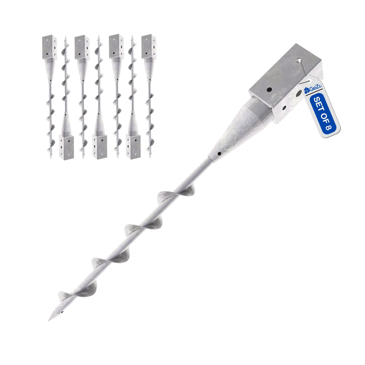 Ground Screw Post Anchor Bundle