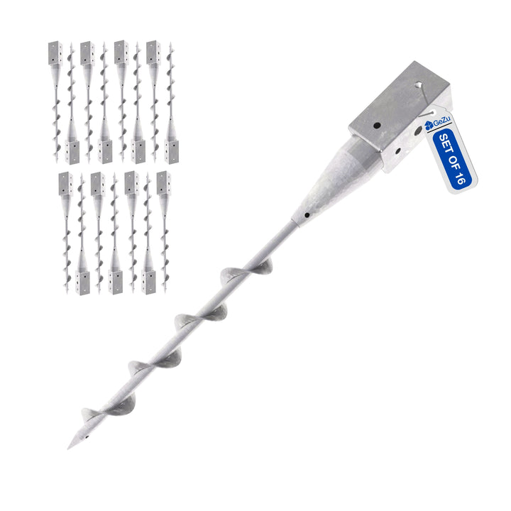 Ground Screw Post Anchor Bundle