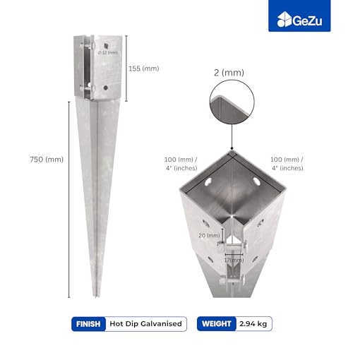 Swift Clamp Drive In Fence Post Spike Support