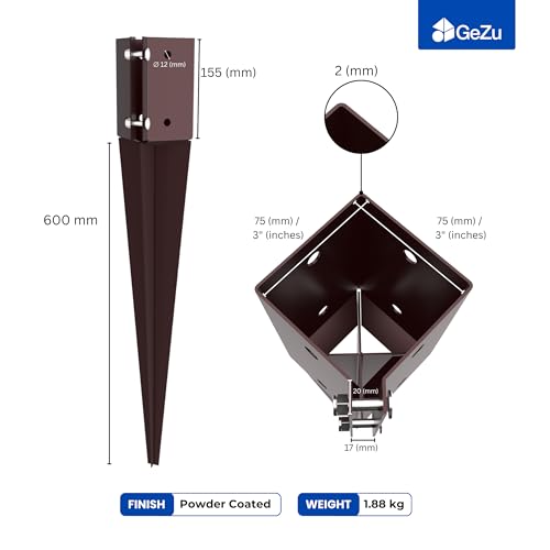 Swift Clamp Drive In Fence Post Spike Support