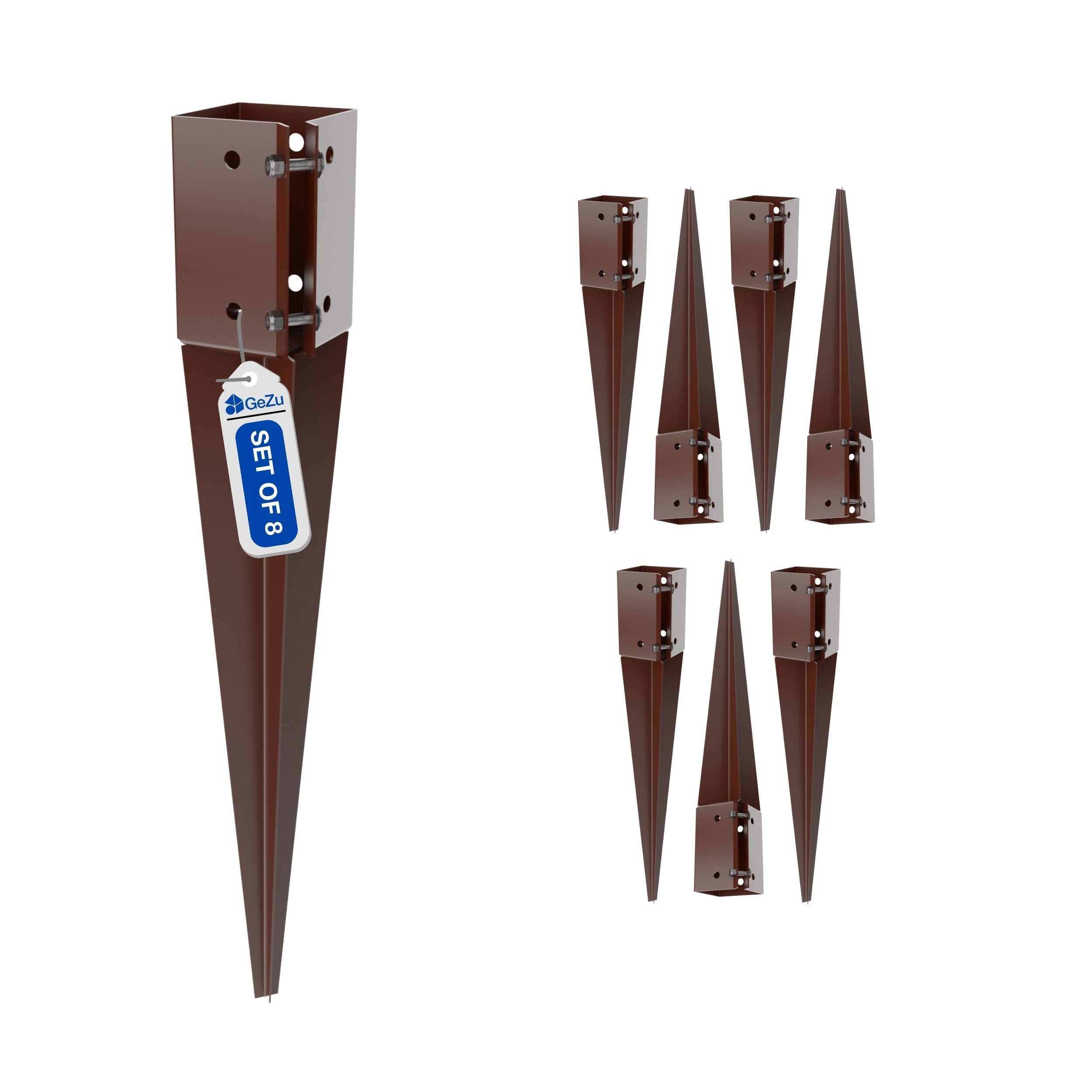 Swift Clamp Drive In Fence Post Spike Support Bundle