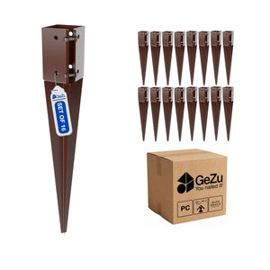 Swift Clamp Drive in Post Spike Support - 75 x 75 x 600 mm - Gezu Impex