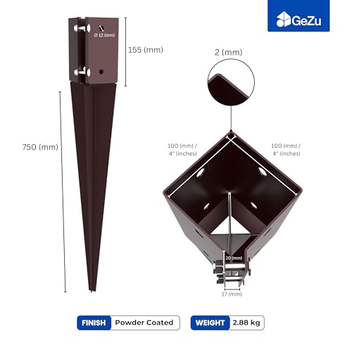 Swift Clamp Drive In Fence Post Spike Support